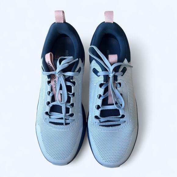 While On Earth Move Trainer Shoes Sneakers Glacier Lupin M 9.5 W 11 MINT - Picture 12 of 13